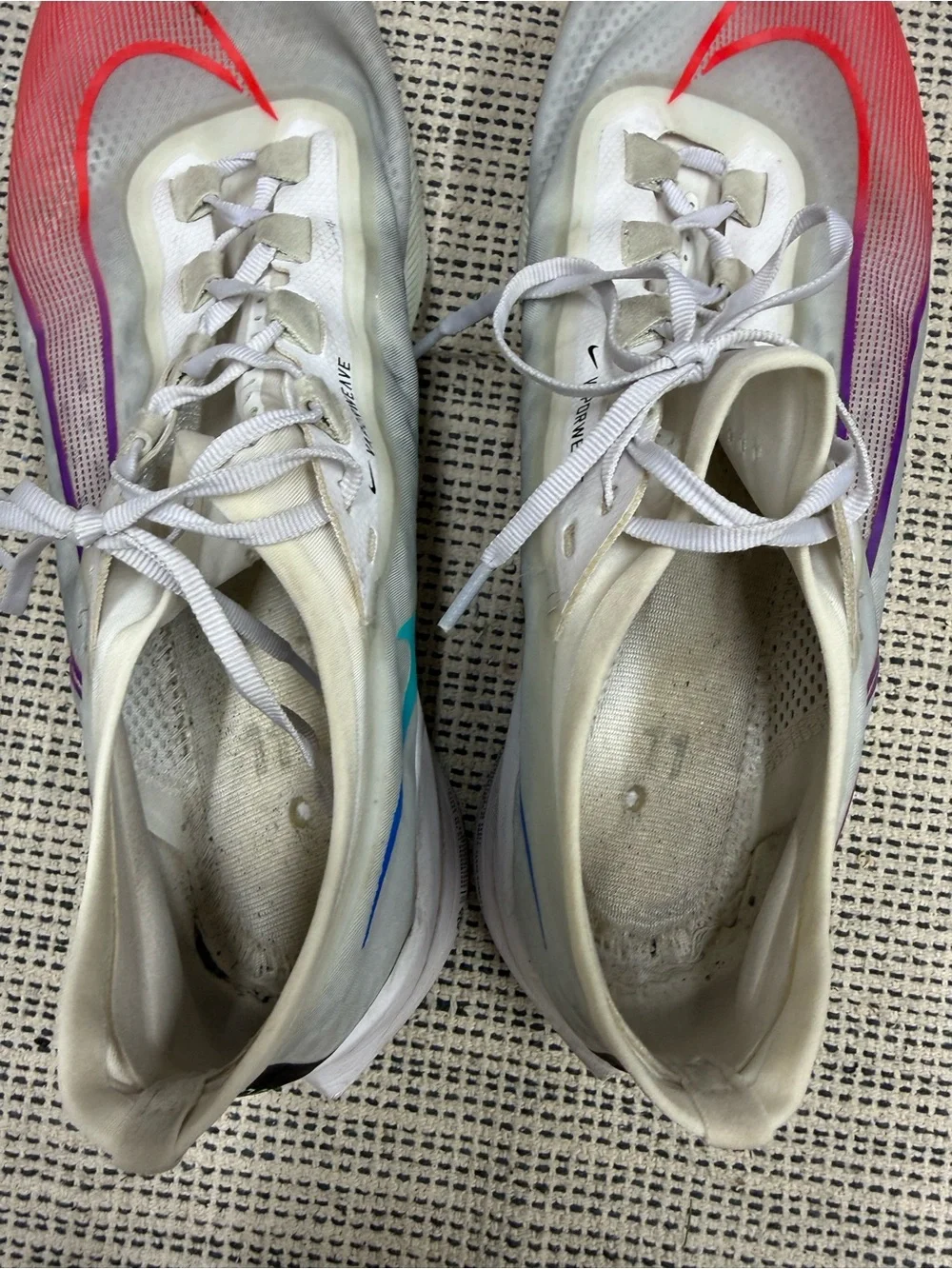 NIKE Men's Zoom Fly 3 White Multi Running Shoes A